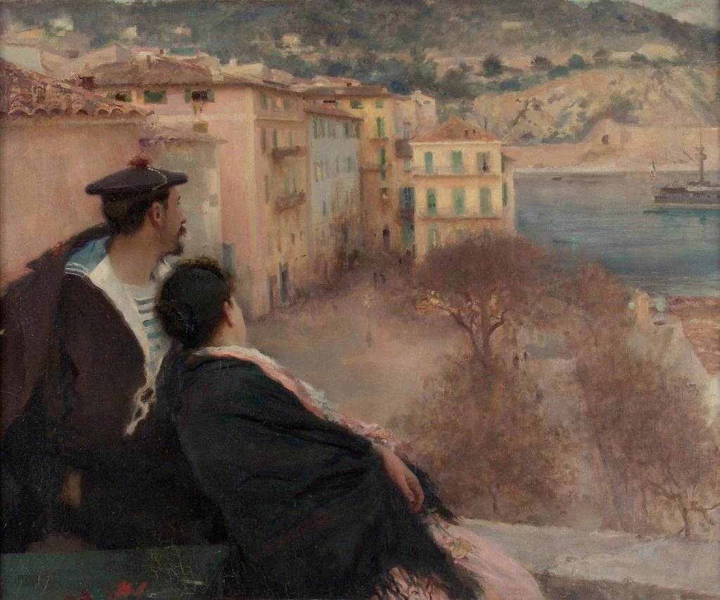 Porto di Villafranca, Nizza - Galleria Nazionale Finlandese, Helsinki